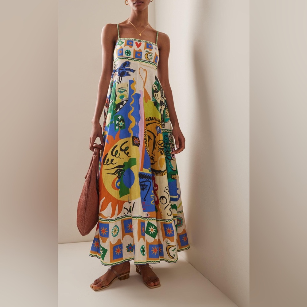 Alemais soleil linen sundress AUS 6 / US 2